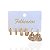 Trio Brincos Folheado Ouro 18k e Prata 925 Argola Coração Cravejada - Imagem 3