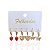 Trio Brincos Folheado Ouro 18k e Prata 925 Argola Coração Borboleta Cravejada - Imagem 3