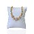 Pulseira Folheada Ouro 18k e Prata 925 Redonda Cravejada - Imagem 1