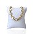 Pulseira Folheada Ouro 18k Redondo Pedraria - Imagem 1