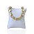 Pulseira Folheada Ouro 18k Losango Pedraria - Imagem 1