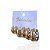 Trio Brincos Folheado Dois Banhos Argola Abaulada - Imagem 2