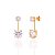 Brinco Folheado Ouro 18k e Prata 925 Inspired VG Ponto de Luz Coração - Imagem 1