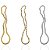 Colar ou Pulseira Bijuteria Dourado e Prata Malha Moldável - Imagem 1