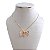 Colar Folheado Ouro 18k Vespa Cravejada - Imagem 1