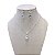 Conjunto Folheado Ouro 18k e Prata 925 Ponto de Luz Redondo VG - Imagem 2