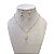 Conjunto Folheado Ouro 18k e Prata 925 Ponto de Luz Redondo VG - Imagem 1