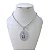 Colar Folheado Ouro 18k e Prata 925 Cordão Baiano Nossa Senhora Cravejada - Imagem 2