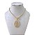 Colar Folheado Ouro 18k e Prata 925 Cordão Baiano Nossa Senhora Cravejada - Imagem 3