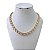Colar Folheado Ouro 18k e Prata 925 Redondo Inspired Cravejado - Imagem 1