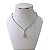 Colar Folheado Ouro 18k e Prata 925 Riviera Gota Cravejada - Imagem 2