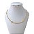 Colar Folheado Ouro 18k e Prata 925 Riviera Trevo Cravejado - Imagem 1