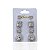 Quatro Brincos Folheado Ouro 18k e Prata 925 Gota Cravejado - Imagem 5