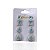 Quatro Brincos Folheado Ouro 18k e Prata 925 Gota Cravejado - Imagem 8