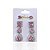 Quatro Brincos Folheado Ouro 18k e Prata 925 Gota Cravejado - Imagem 6