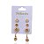 Quatro Brincos Folheado Ouro 18k e Prata 925 Redondo Cravejado - Imagem 3