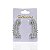 Brinco Folheado Ouro 18k e Prata 925 Ear Cuff Folhas Cravejado - Imagem 2