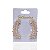 Brinco Folheado Ouro 18k e Prata 925 Ear Cuff Folhas Cravejado - Imagem 1