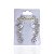 Brinco Folheado Ouro 18k e Prata 925 Ear Cuff Flor Cravejado - Imagem 2