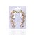 Brinco Folheado Ouro 18k e Prata 925 Ear Cuff Flor Cravejado - Imagem 1