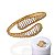Conjunto Anel e Bracelete Folheado Ouro 18k e Prata 925 Duas Gota Cravejada Vazada - Imagem 1
