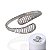 Conjunto Anel e Bracelete Folheado Ouro 18k e Prata 925 Duas Gota Cravejada Vazada - Imagem 2