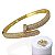Conjunto Anel e Bracelete Folheado Ouro 18k e Prata 925 Prego Cravejado - Imagem 1