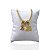 Pulseira Folheada Ouro 18k Malha Animal - Imagem 1