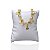 Pulseira Folheada Ouro 18k e Prata 925 Bolinhas Nossa Senhora - Imagem 3