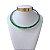 Choker Folheada Ouro 18k e Prata 925 Aro Navetes Cravejados - Imagem 4