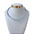 Choker Folheada Ouro 18k e Prata 925 Aro Gota Cravejada - Imagem 7
