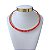 Choker Folheada Ouro 18k e Prata 925 Aro Quadrado Cravejado - Imagem 1