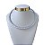 Choker Folheada Ouro 18k e Prata 925 Aro Redondo Cravejado - Imagem 3