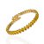 Bracelete Folheado Ouro 18k e Prata 925 Oval Cravejado - Imagem 6