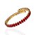 Bracelete Folheado Ouro 18k e Prata 925 Oval Cravejado - Imagem 7
