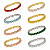 Bracelete Folheado Ouro 18k e Prata 925 Oval Cravejado - Imagem 3