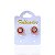 Brinco Folheado Ouro 18k e Prata 925 Mandala Cravejada - Imagem 1
