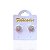 Brinco Folheado Ouro 18k e Prata 925 Flor Pequena Cravejada - Imagem 2