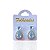 Dois Brinco Folheado Ouro 18k e Prata 925 Gota Ponto de Luz Cravejada - Imagem 2