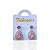 Dois Brinco Folheado Ouro 18k e Prata 925 Gota Ponto de Luz Cravejada - Imagem 3