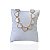 Pulseira Folheada Ouro 18k e Prata 925 Inspired Corações Madrepérola Cravejado - Imagem 1