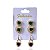 Trio Brincos Folheado Ouro 18k e Prata 925 Coração Cravejado - Imagem 4
