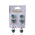 Trio Brincos Folheado Ouro 18k e Prata 925 Coração Cravejado - Imagem 7