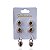 Trio Brincos Folheado Ouro 18k e Prata 925 Gota Cravejada - Imagem 8