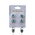 Trio Brincos Folheado Ouro 18k e Prata 925 Gota Cravejada - Imagem 7