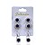 Trio Brincos Folheado Ouro 18k e Prata 925 Redondo Cravejado - Imagem 5