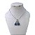 Colar Folheado Ouro 18k e Prata 925 Nossa Senhora Cravejada - Imagem 2