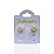 Brinco Folheado Ouro 18k e Prata 925 Redondo Cravejado - Imagem 1