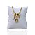 Pulseira Folheada Ouro 18k e Prata 925 Malha Nossa Senhora Cruz Cravejada - Imagem 2