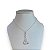 Colar Folheado Prata 925 Nossa Senhora Strass - Imagem 1